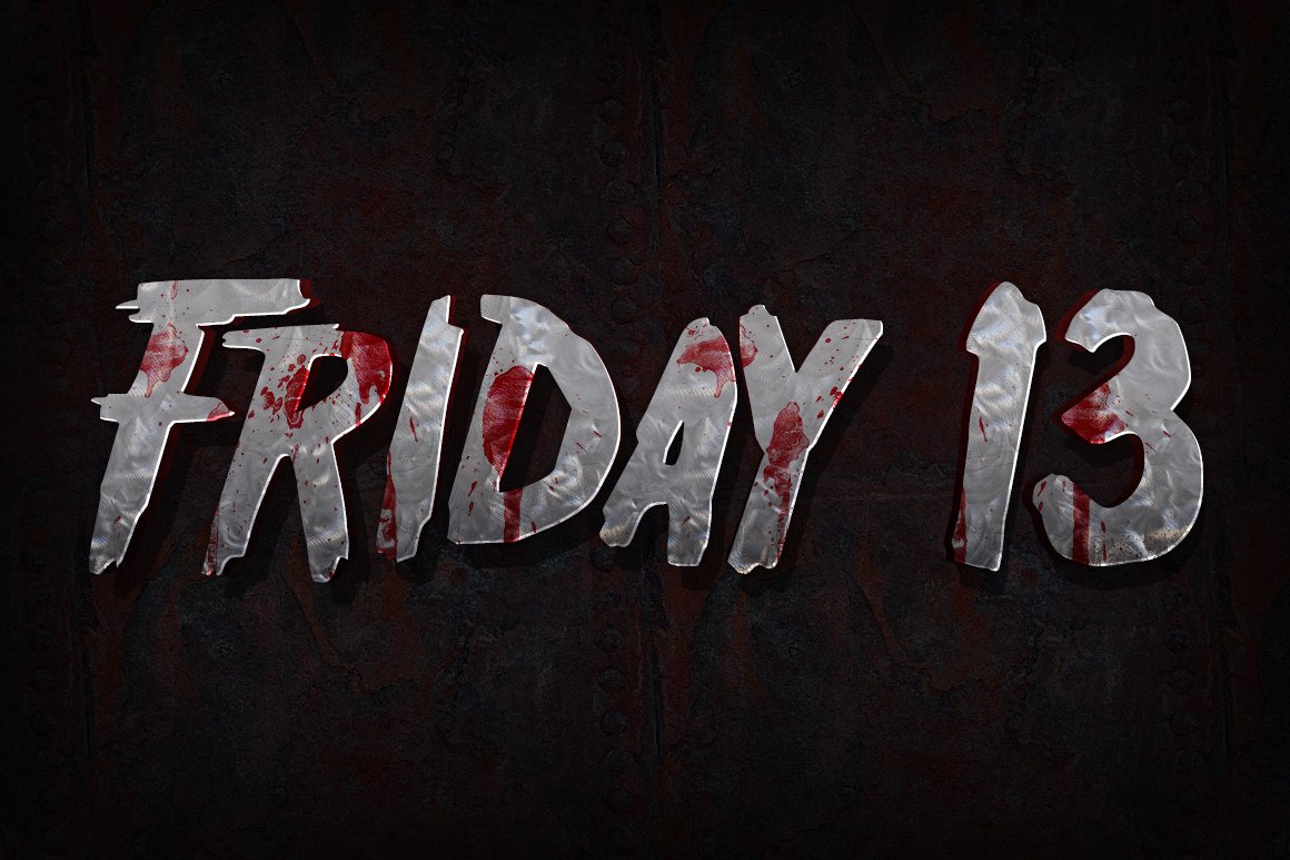 Horror Movie 3D Text for Photoshopcover image.
