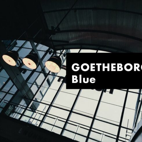 GOTHENBURG Blue Lightroom Presetcover image.