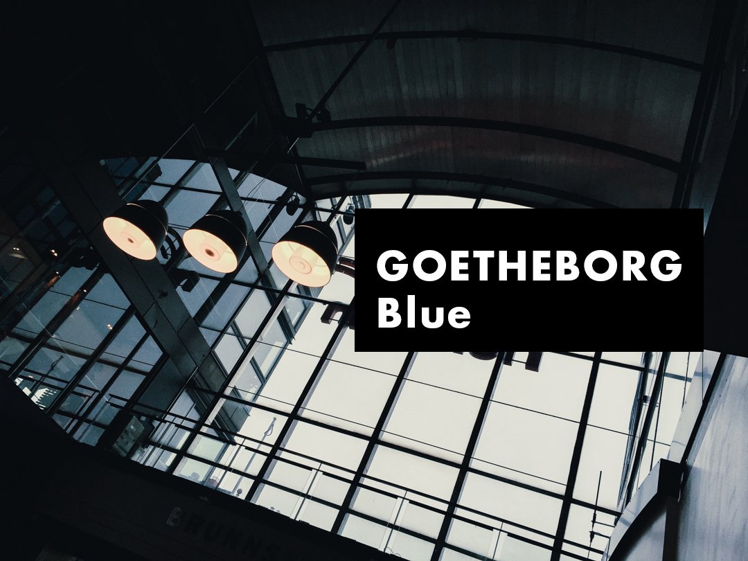 GOTHENBURG Blue Lightroom Presetcover image.