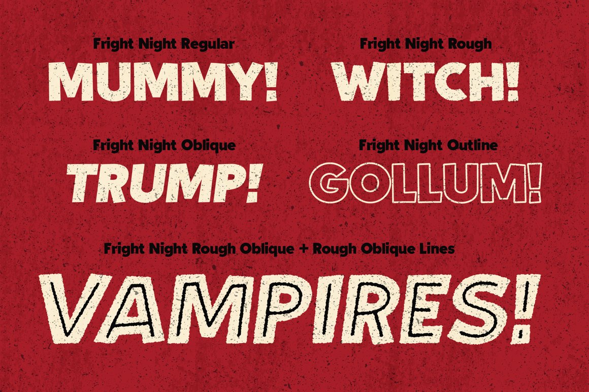 fright night a vintage horror typeface example 5 711