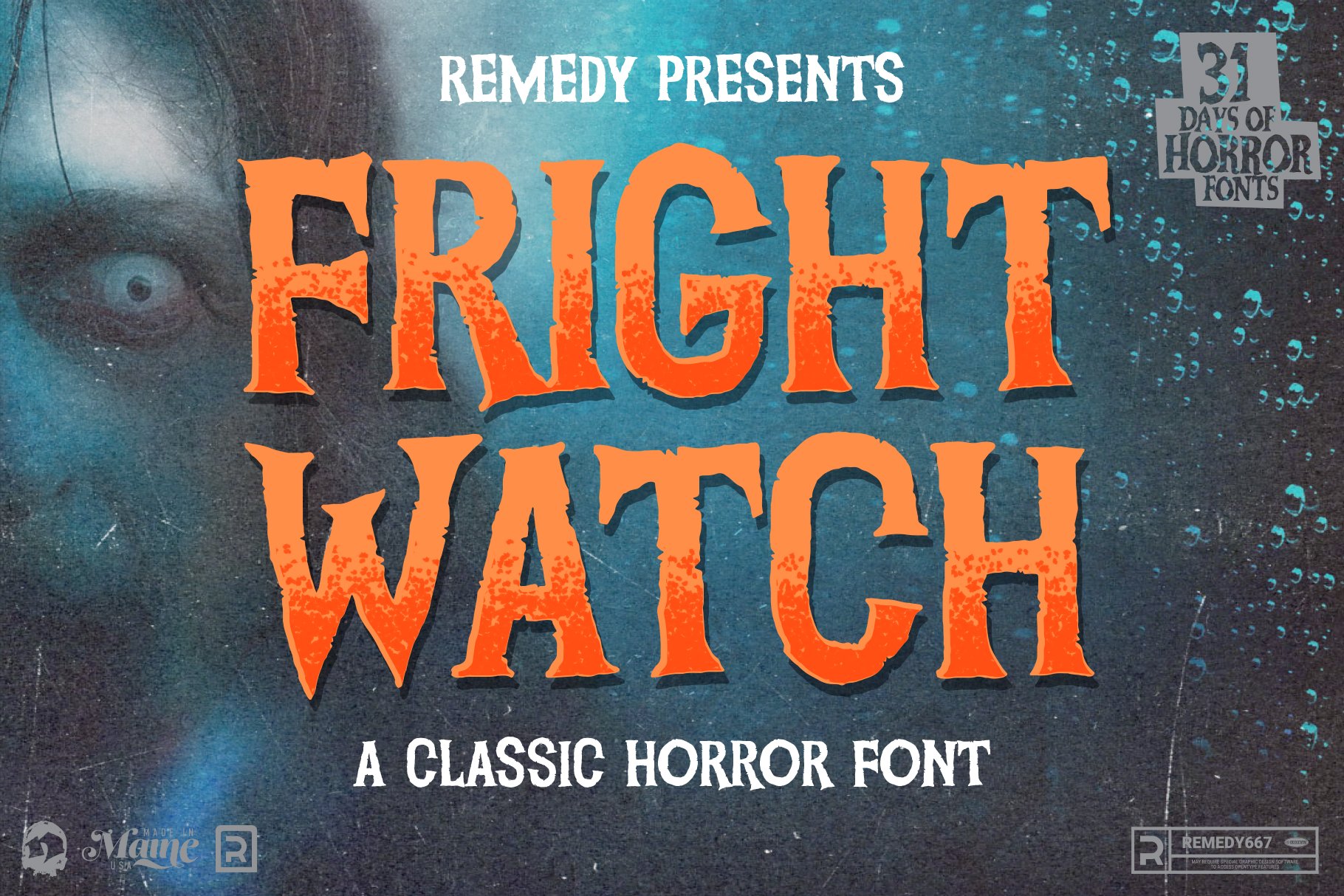 Fright Watch - Classic Horror Font cover image.