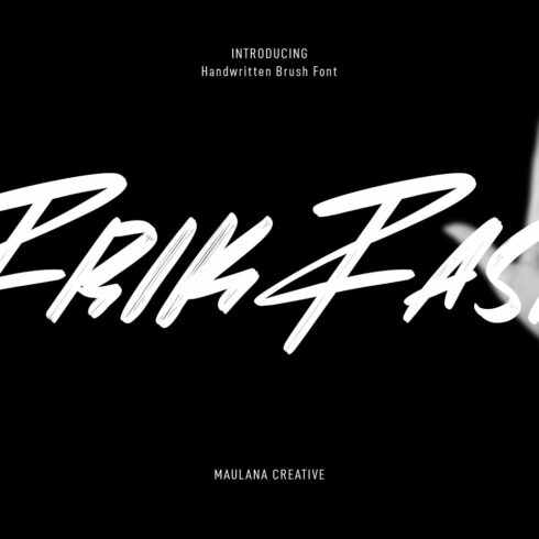 Frikfast Brush Scipt Font cover image.