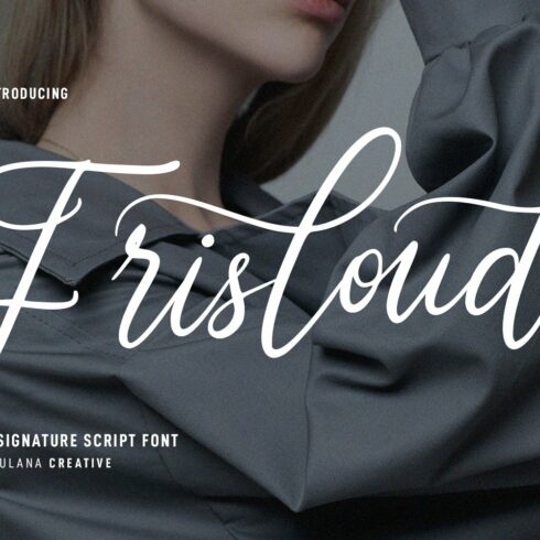 Frisloud Script Font cover image.