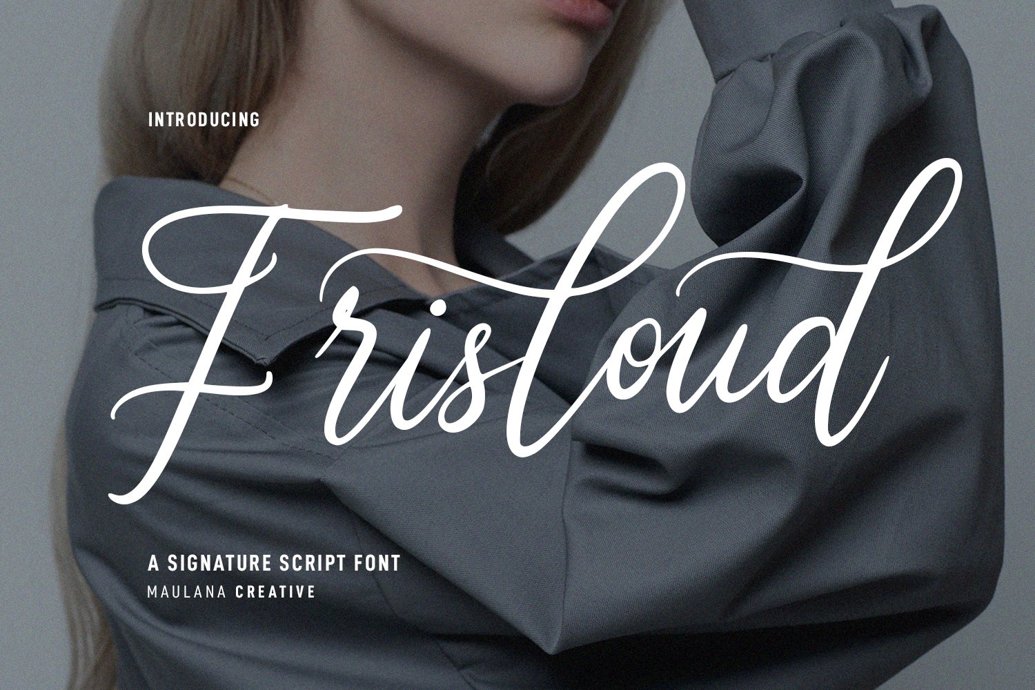 Frisloud Script Font cover image.