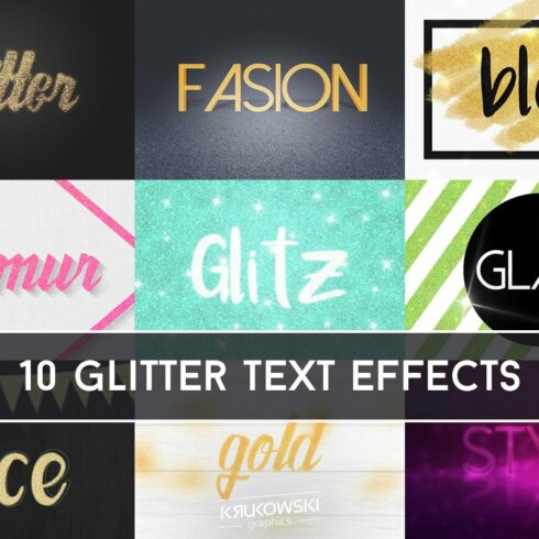 Glitter Text Effectcover image.