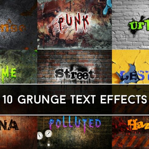 Grunge Text Effectscover image.