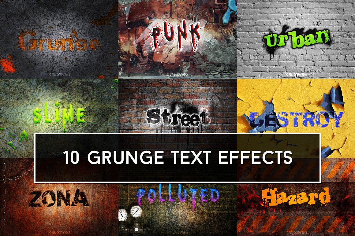Grunge Text Effectscover image.