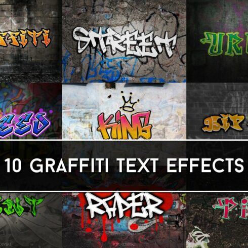 Graffiti Text Effectscover image.