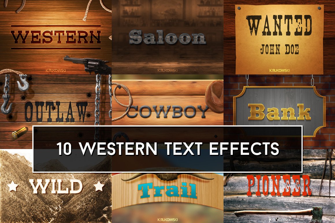 Western Text Effectscover image.