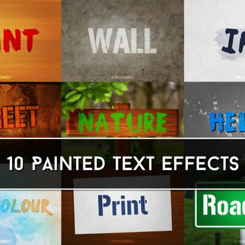 Painted Text Effectscover image.