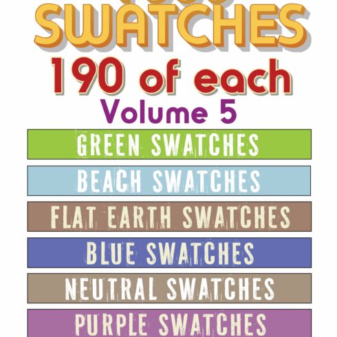 1330 Swatches - Volume 5cover image.