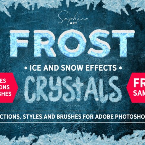 Frost Actions Styles Brushes For Pscover image.