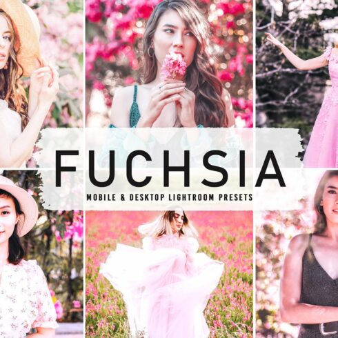 Fuchsia Pro Lightroom Presetscover image.