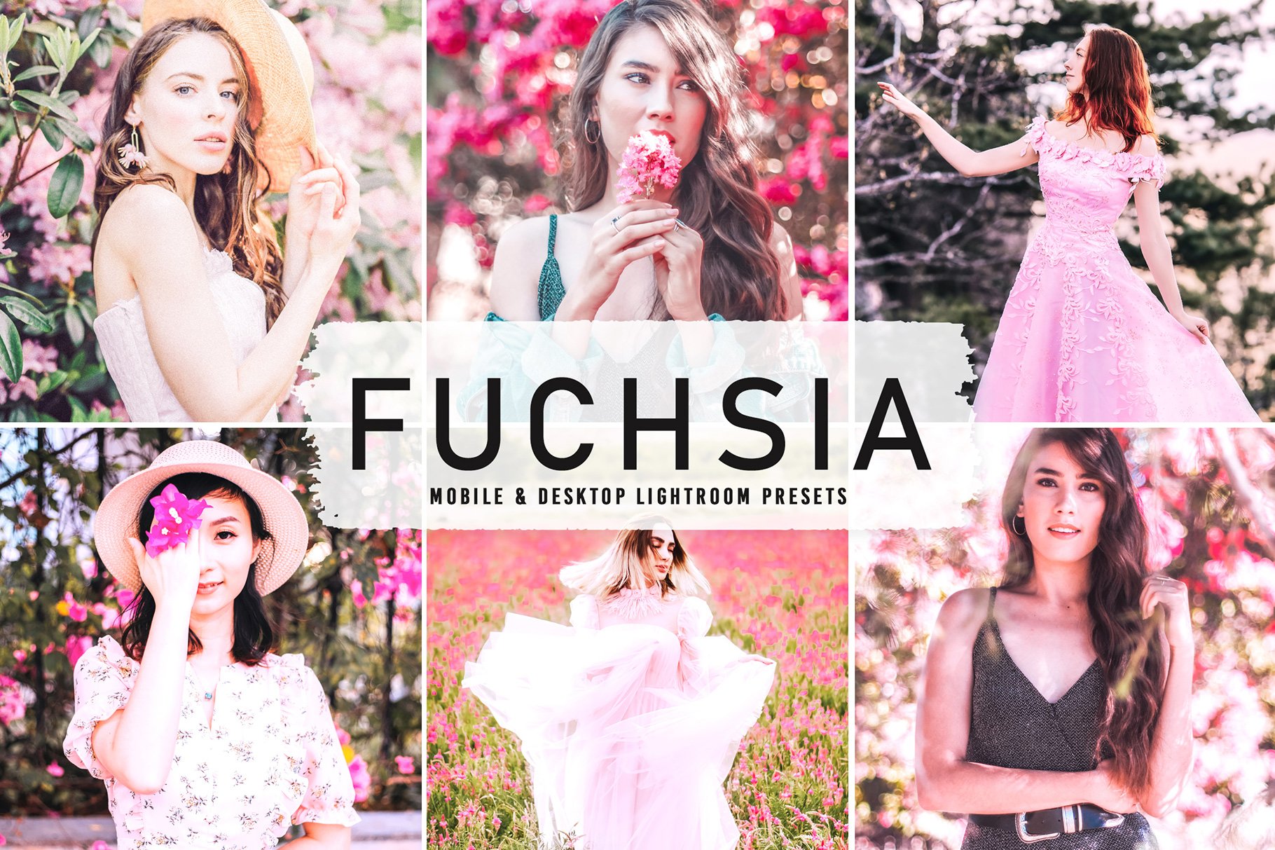 Fuchsia Pro Lightroom Presetscover image.