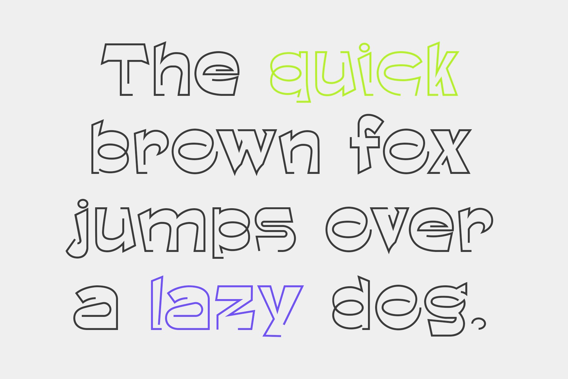 Fujian - Decorative Display Typeface preview image.