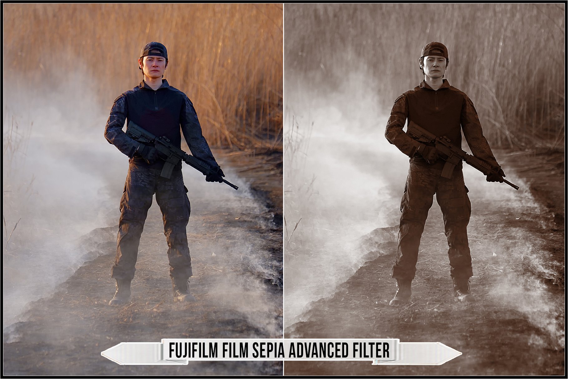 fujifilm film sepia advanced filter 826