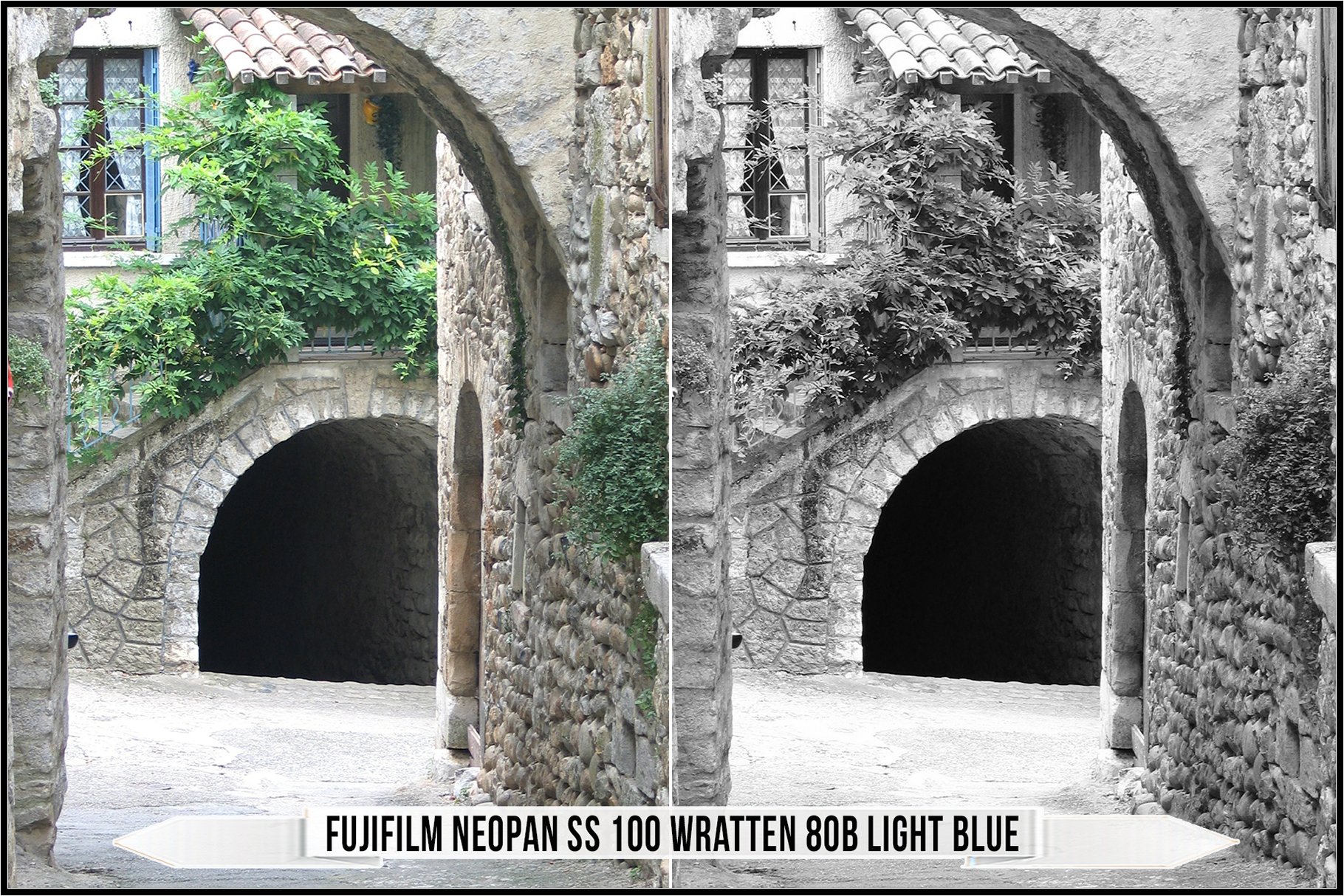 fujifilm neopan ss 100 wratten 80b light blue 741
