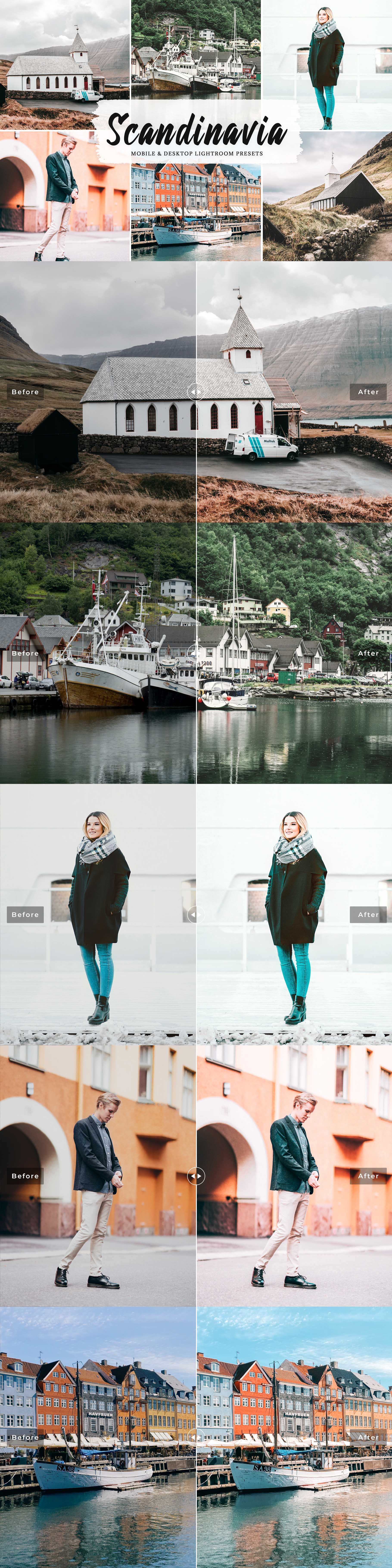 Scandinavia Pro Lightroom Presetscover image.