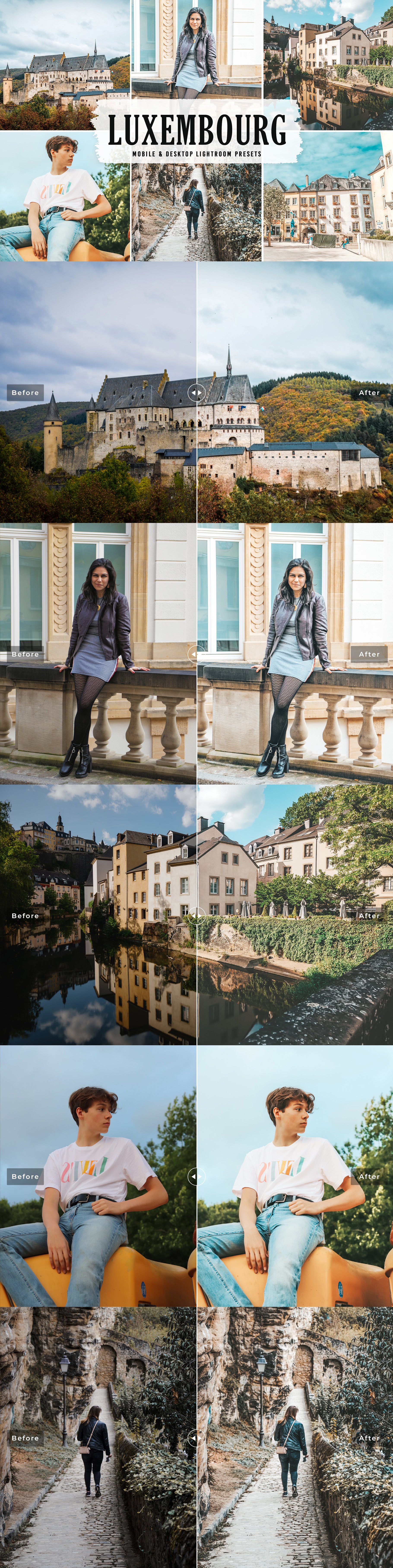 Luxembourg Pro Lightroom Presetscover image.