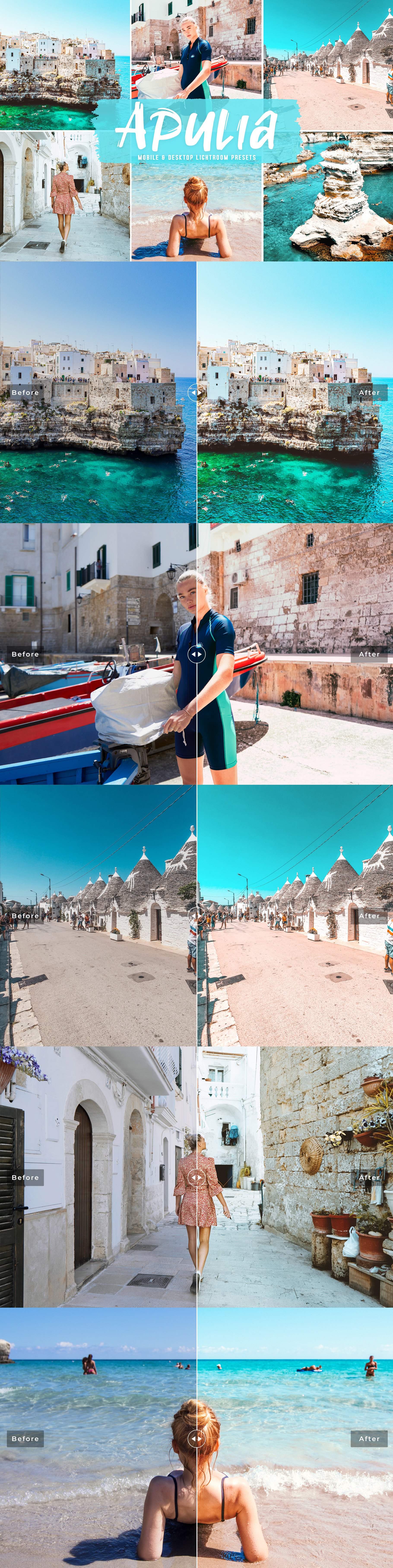 Apulia Pro Lightroom Presetscover image.