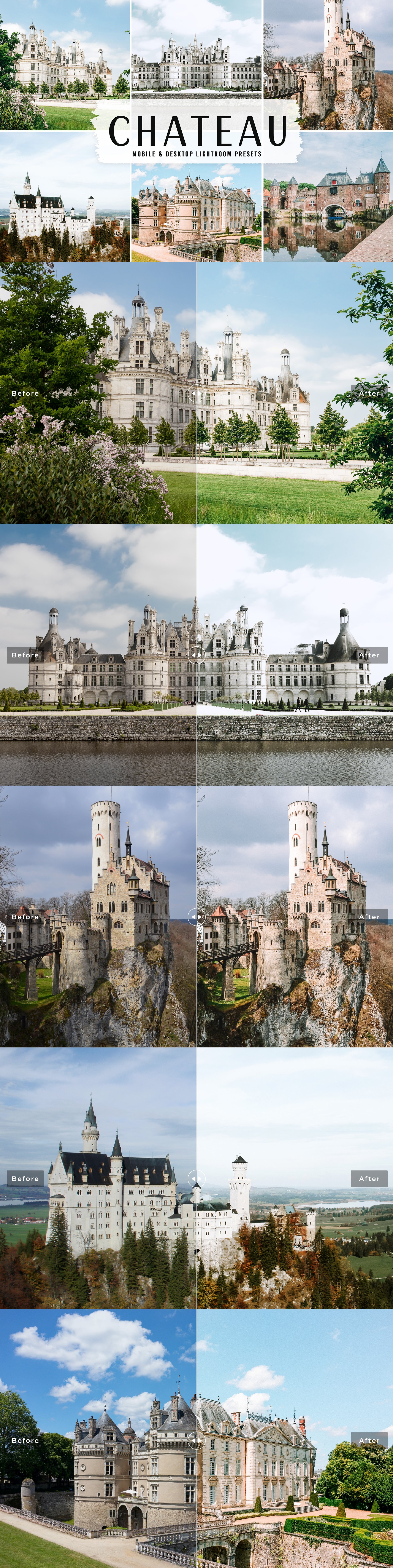 Chateau Pro Lightroom Presetscover image.