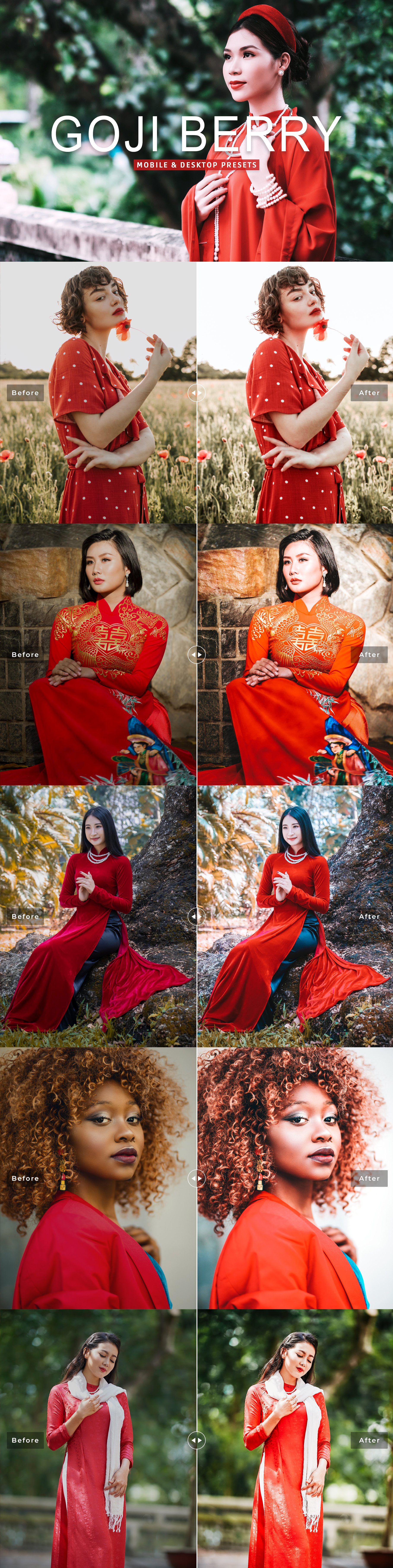 Goji Berry Pro Lightroom Presetscover image.