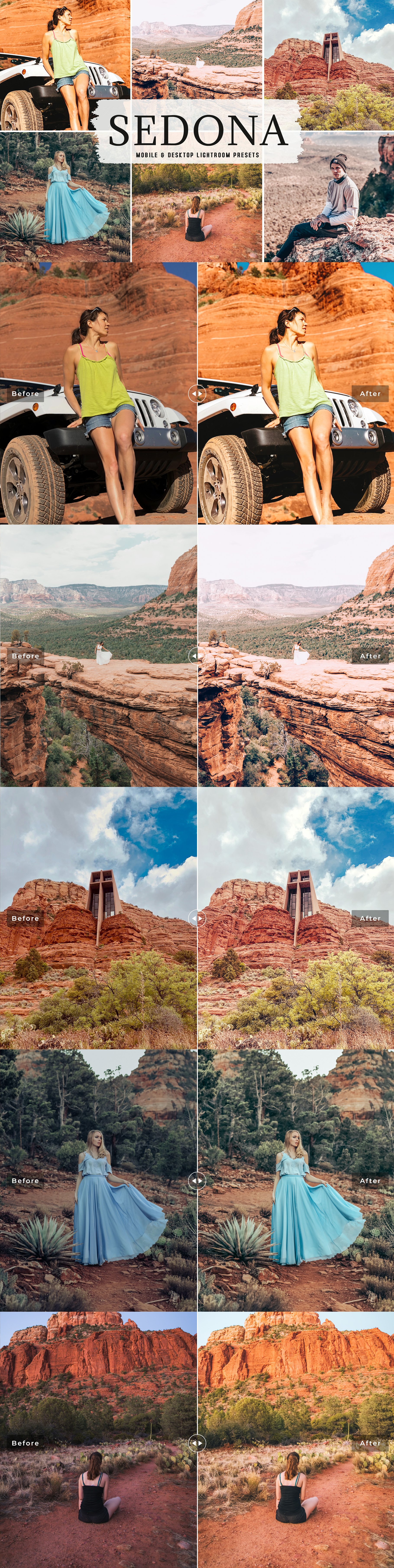 Sedona Pro Lightroom Presetscover image.