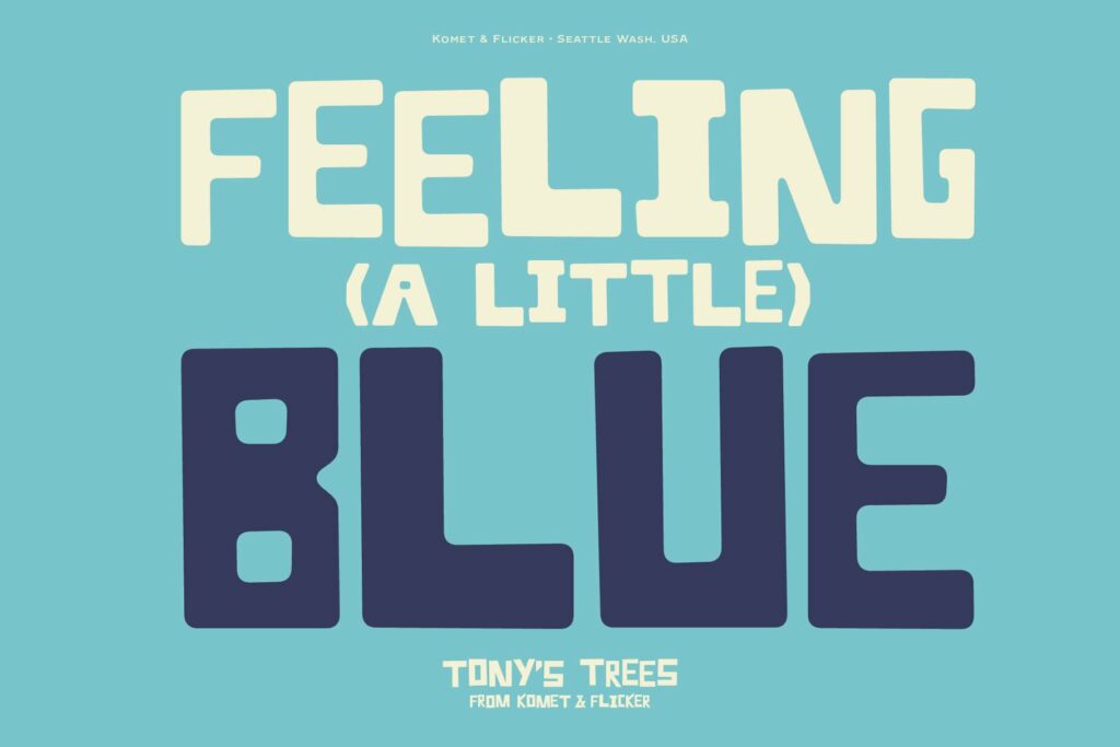 Tony's Trees - Fun Display Font – MasterBundles