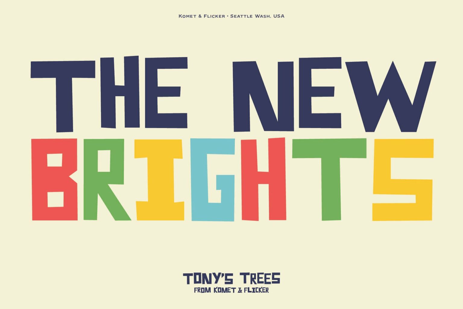 Tony's Trees - Fun Display Font – MasterBundles
