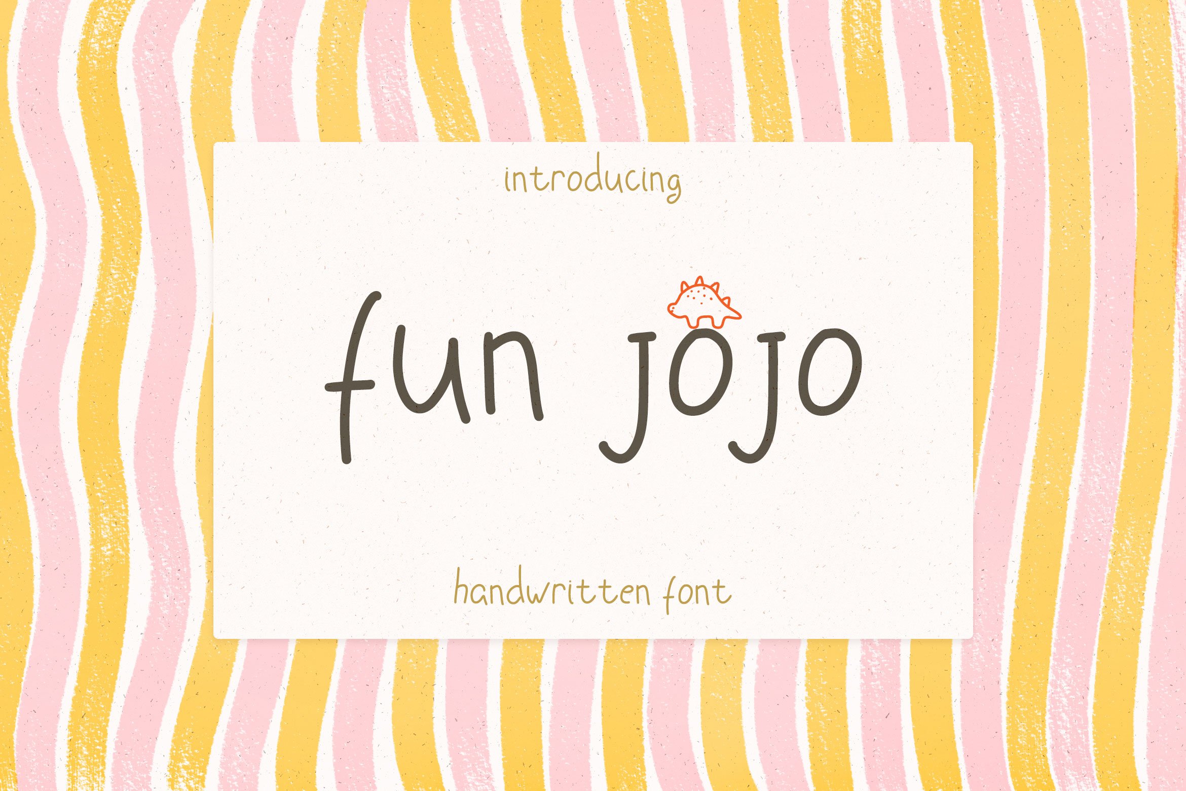 fun JOJO Handwritten Font cover image.