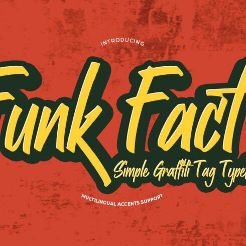 Funk Fact - Simple Graffiti Tag Type cover image.