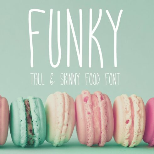 Funky - Tall & Skinny Typeface cover image.