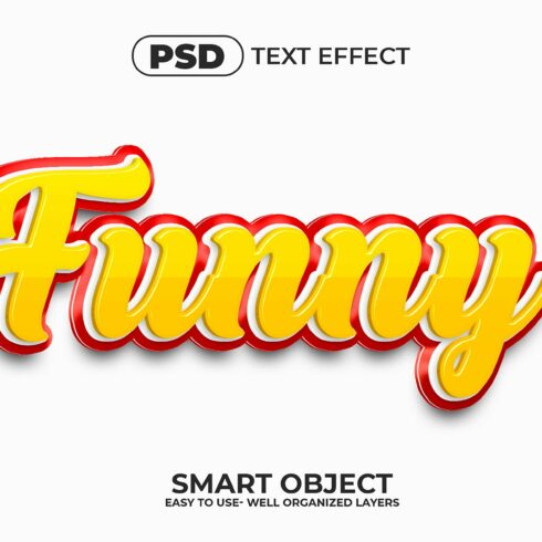 Funny 3d Editable Text Effect Stylecover image.