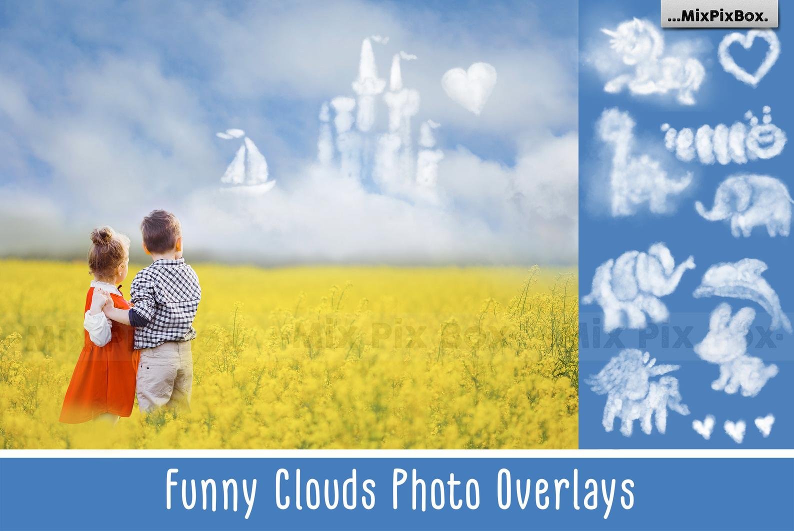 Funny Clouds Photo Overlayscover image.