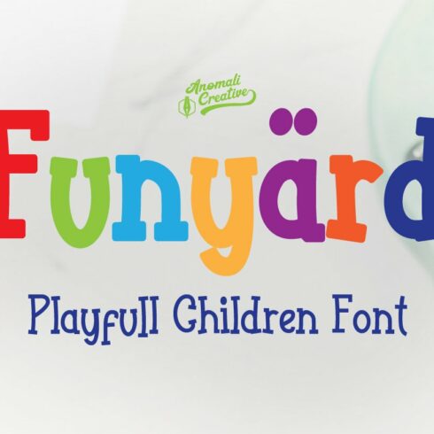 Funyard - Playful Cute Kids Font cover image.