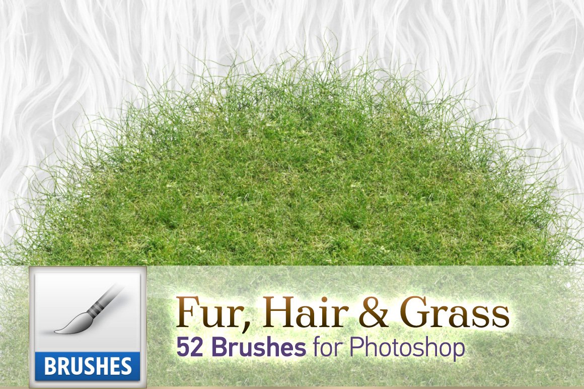 fur hair and grass brushes for photoshop preview 03 245