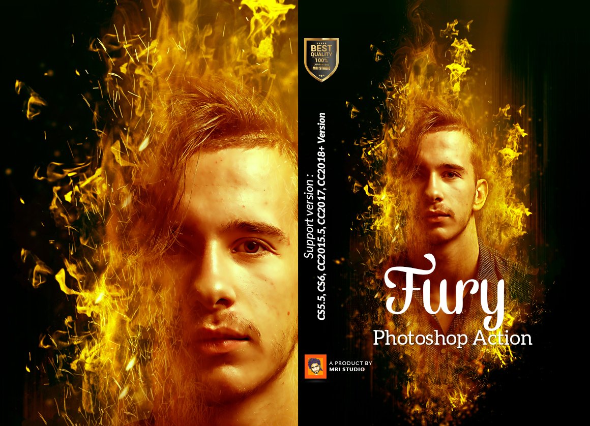 Fury Photoshop Actionpreview image.