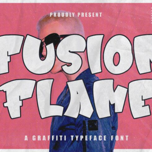 Fusion Flame - Graffiti Display Font cover image.