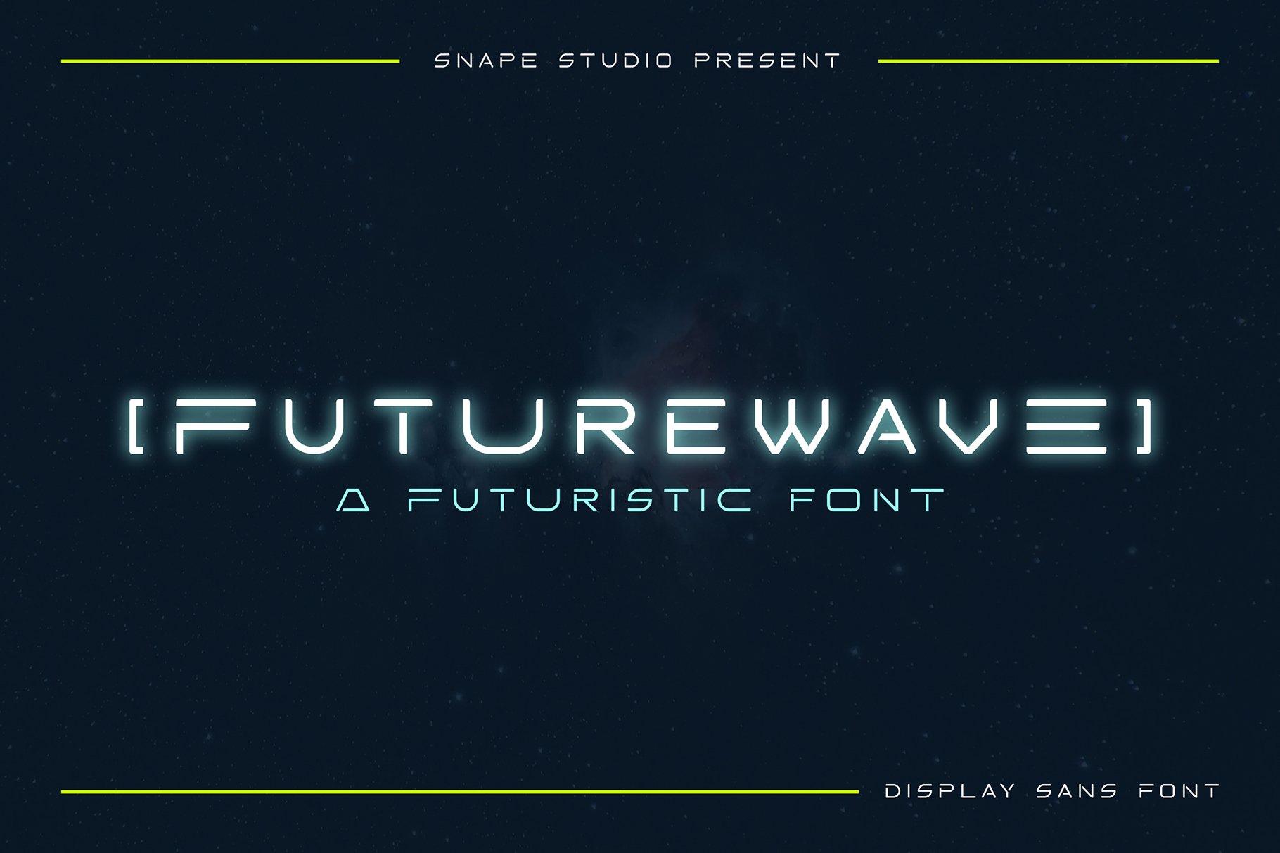 Futurewave - Futuristic Font cover image.