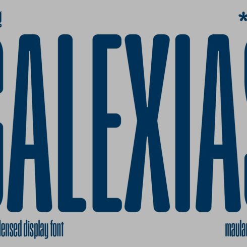 Galexias Condensed Display Font cover image.