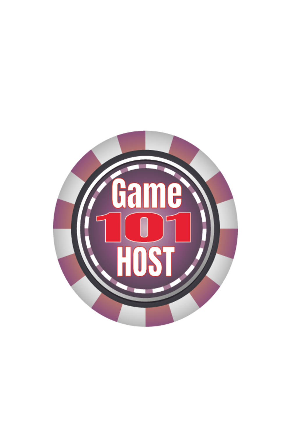 Game 101 Host Logo T-shirt Design pinterest preview image.