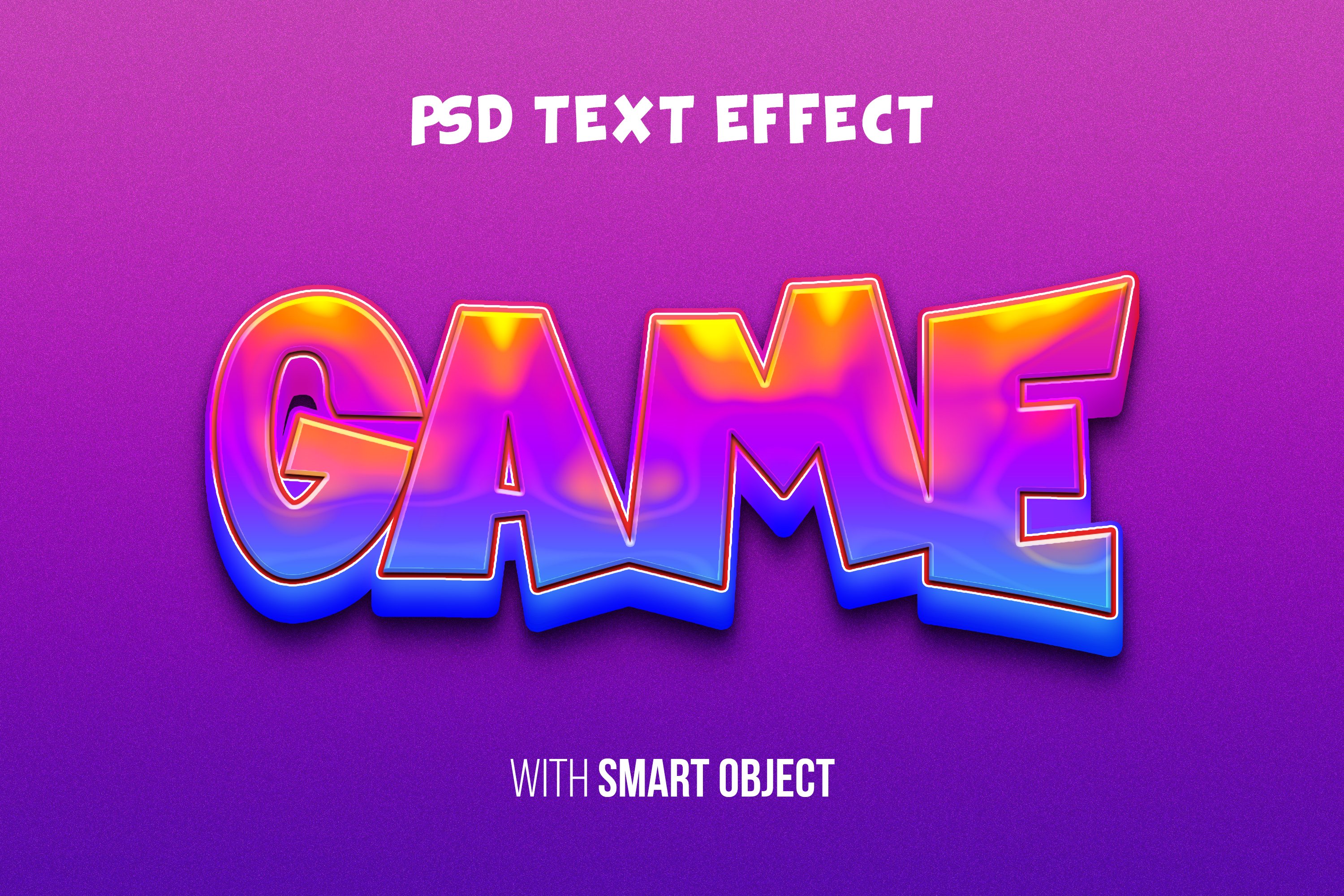 game display template text effectcover image.