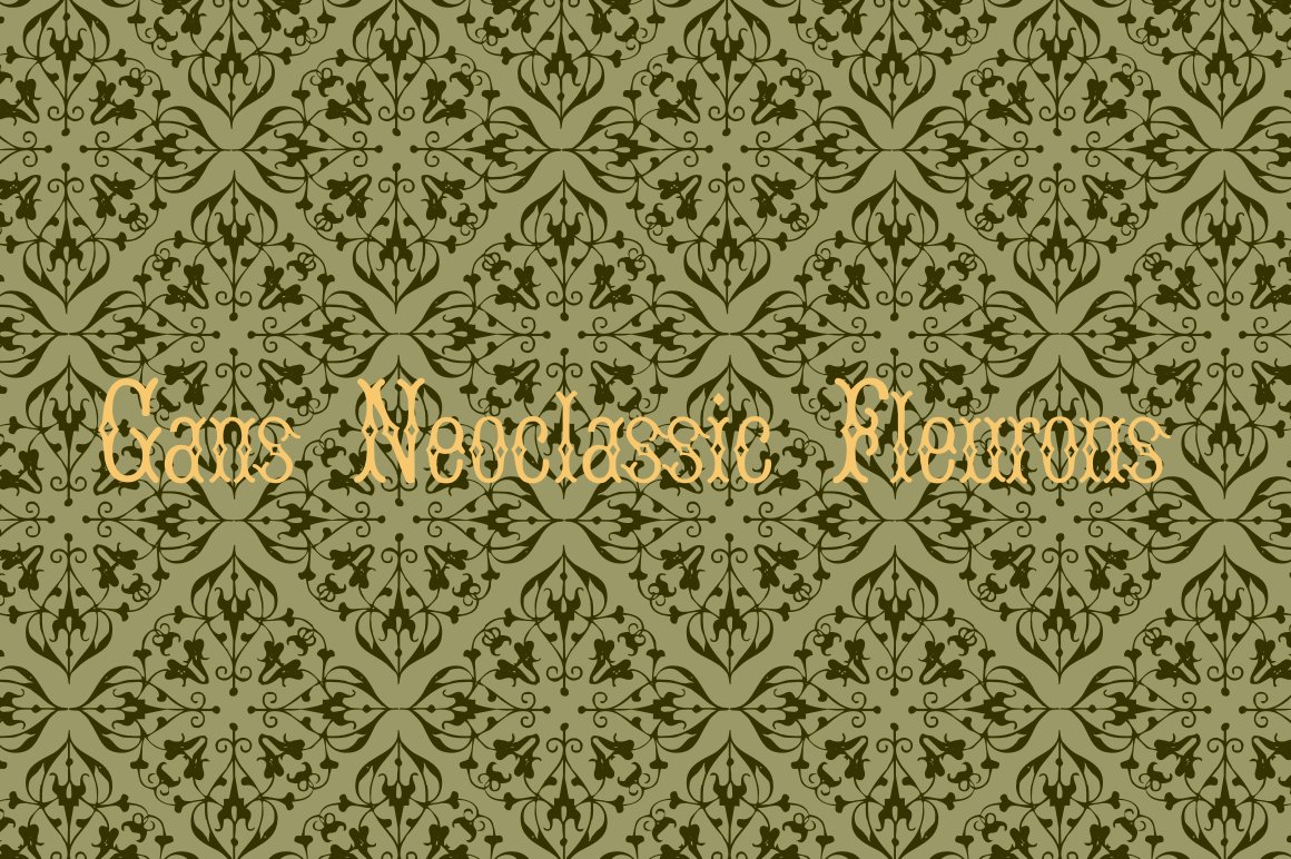 Gans Neoclassic Fleurons preview image.