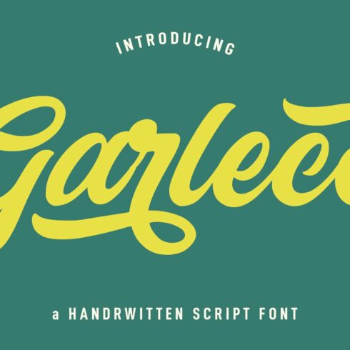 Garleco Retro Script Font cover image.