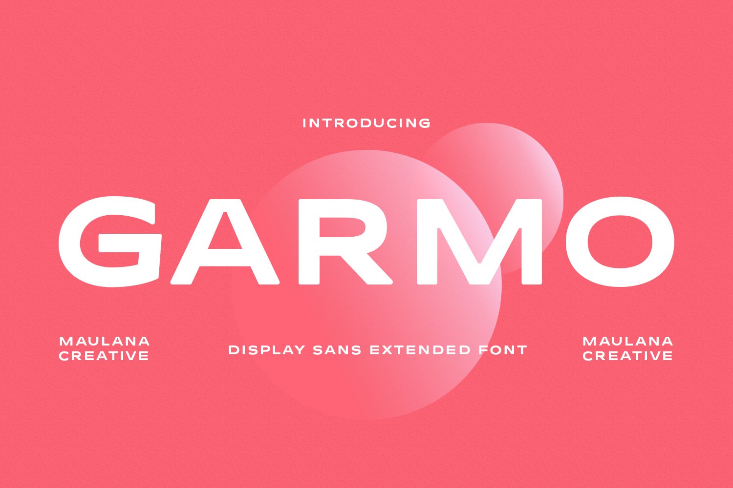 Garmo Sans Serif Display Fontcover image.