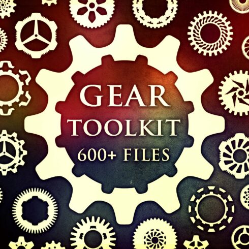 Gear Toolkit(Brushes, JPG, PNG, SVG)cover image.
