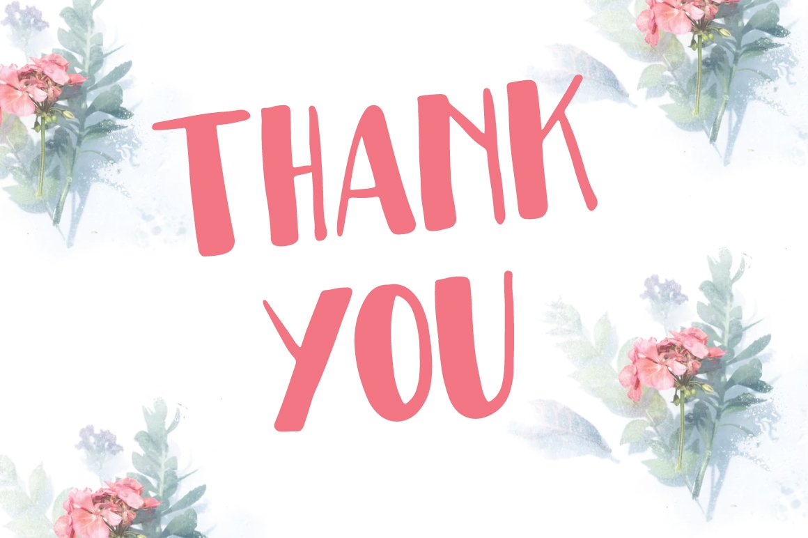 gebryna typeface thank you 99