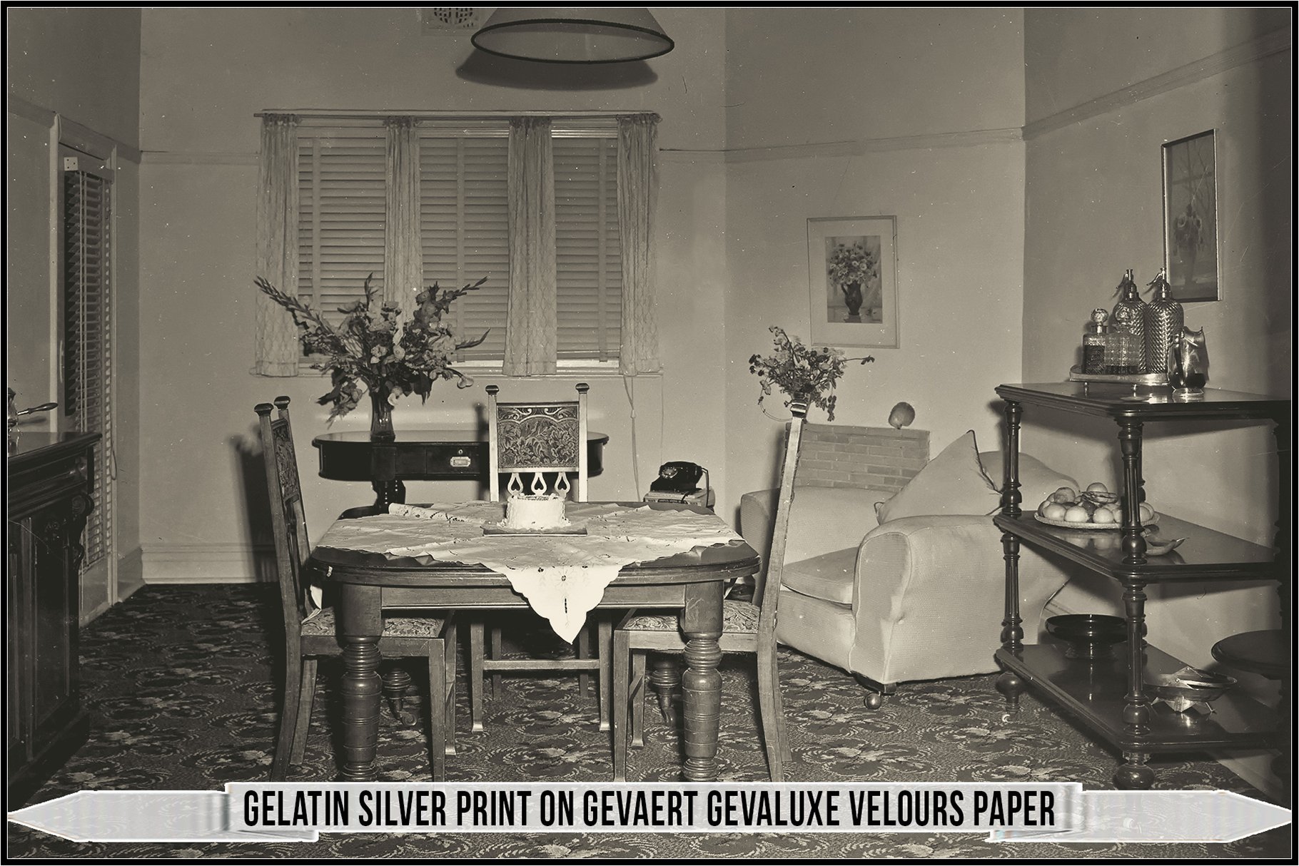 gelatin silver print on gevaert gevaluxe velours paper 902