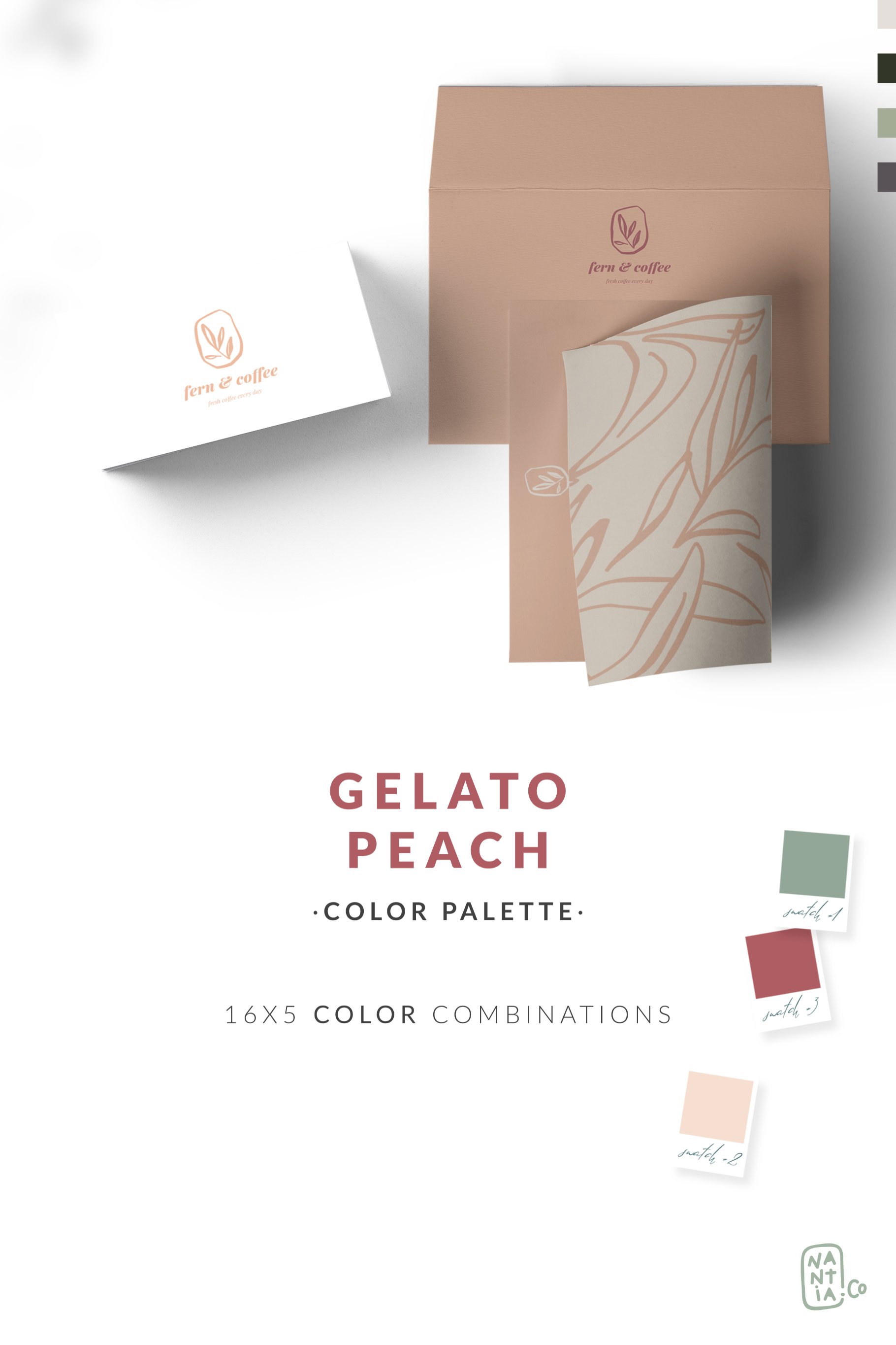 Color Palettes Swatches Peach Gelatopreview image.