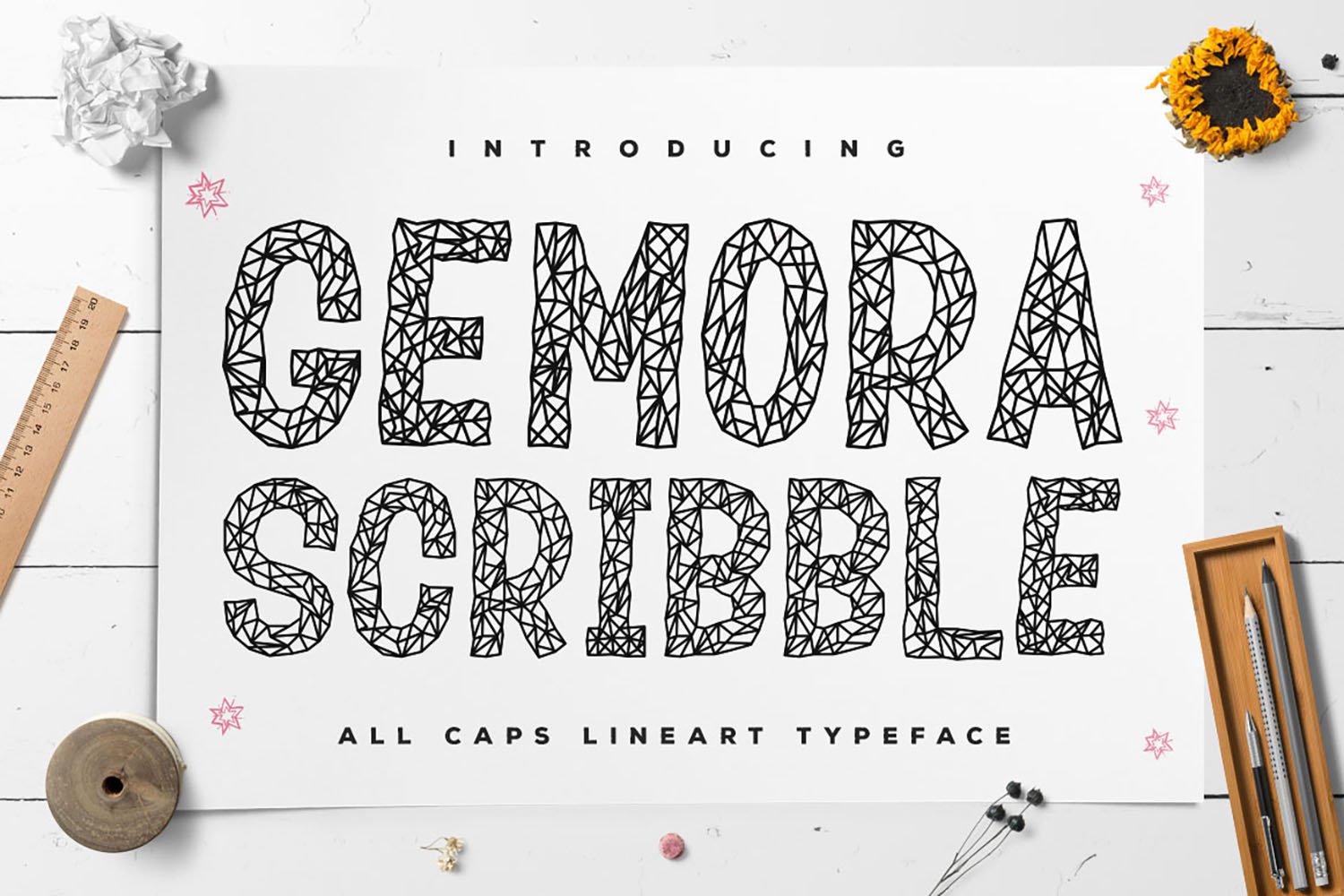 Gemora Scribble - Fun Display Font cover image.